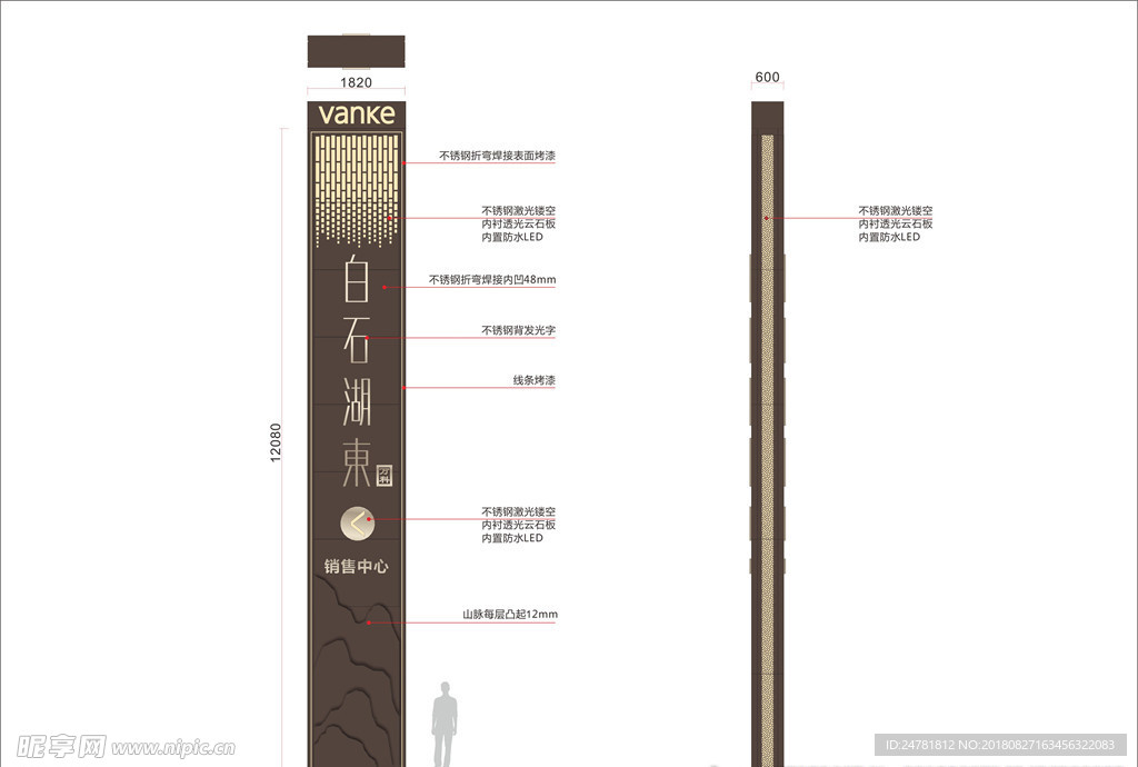 商场标识 精神堡垒 导视系统