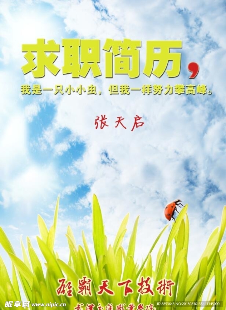 求职简历封面设计