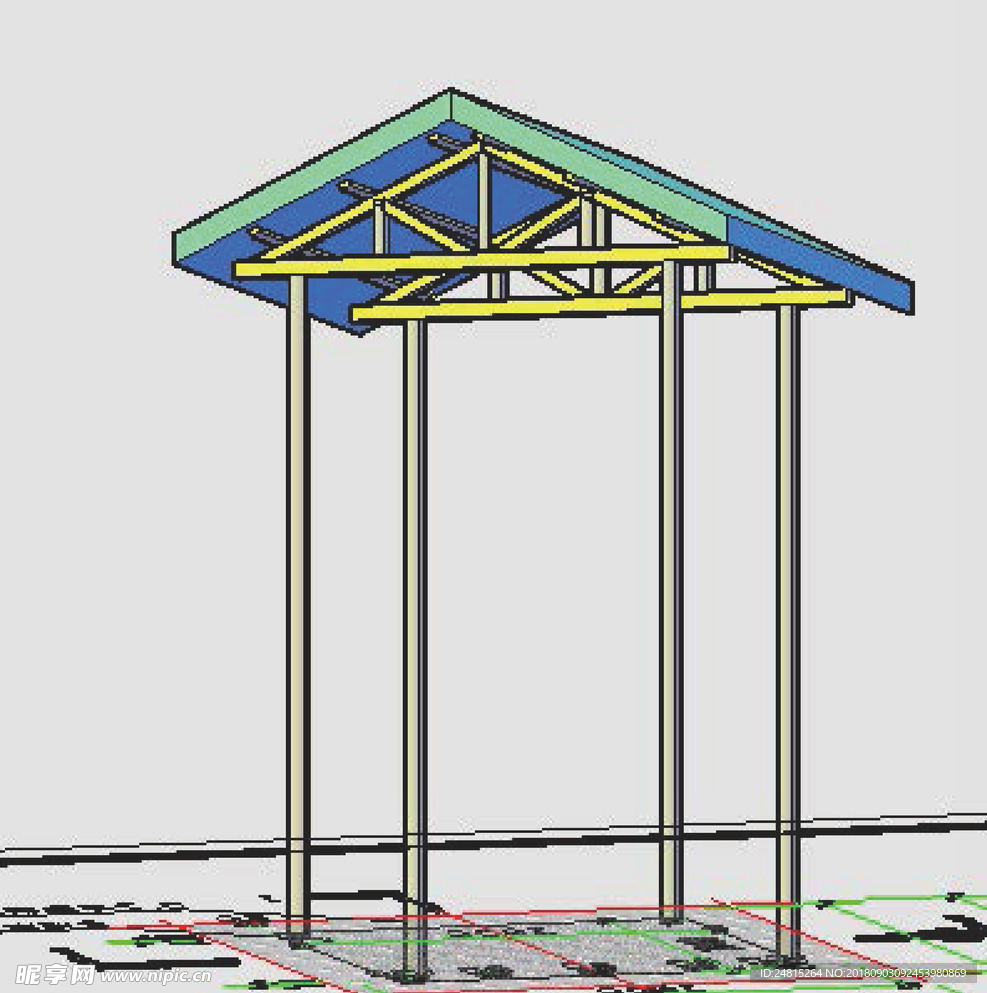 钢结构彩钢瓦房