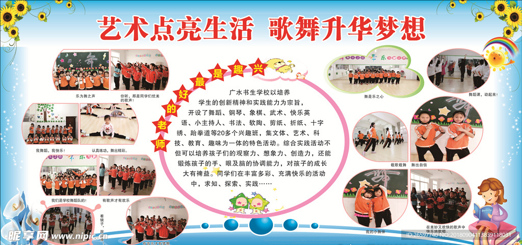 舞蹈培训班展板