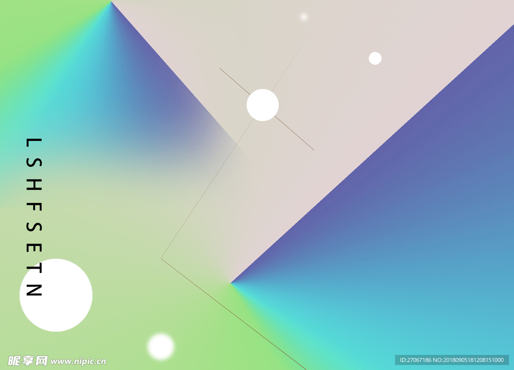 日系渐变，炫彩渐变