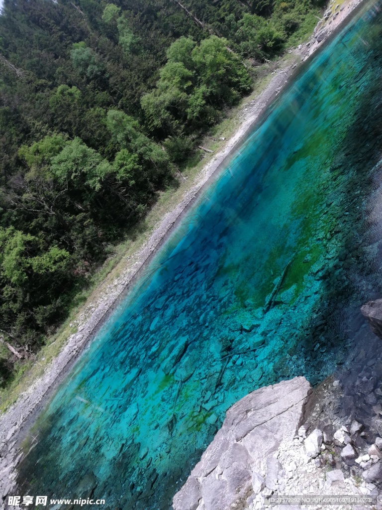 自然风景水面色彩水