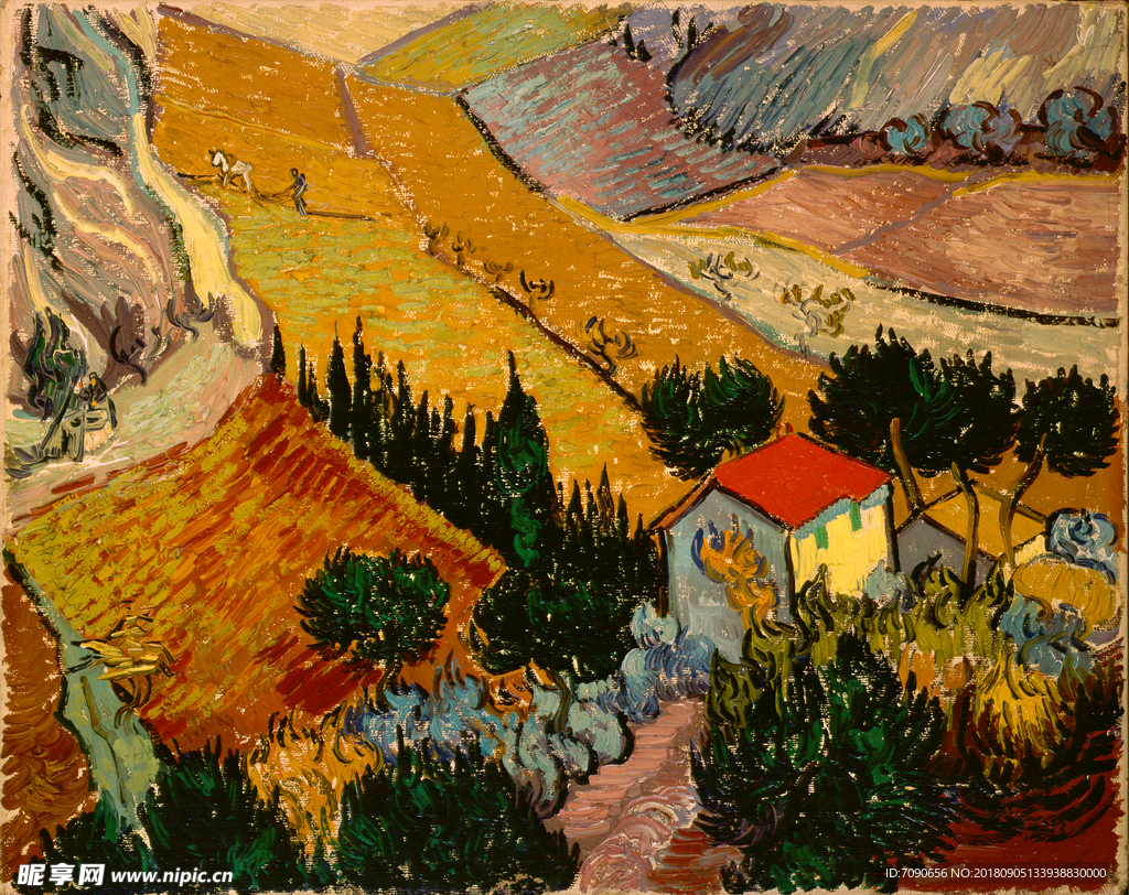 梵高风景油画 (57)