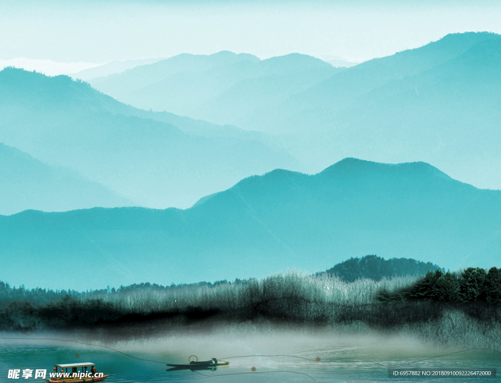 中国风山水  合并了 青山绿水