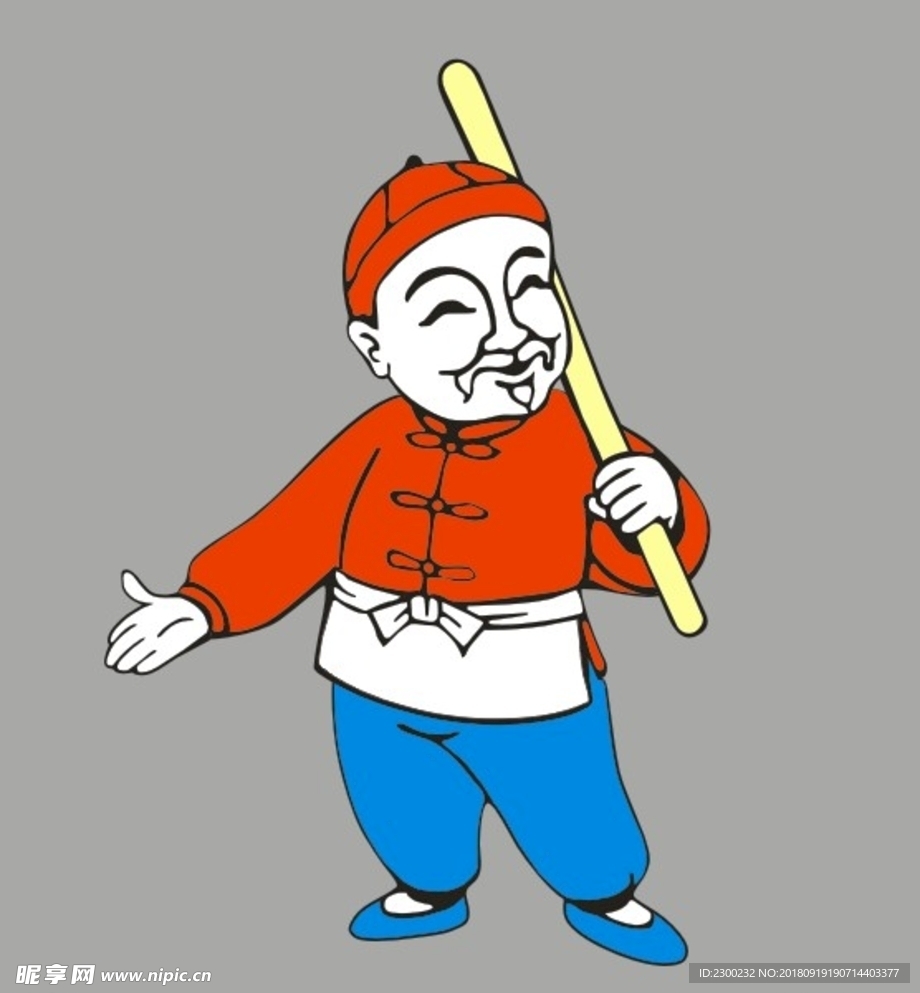 次坞打面卡通人物