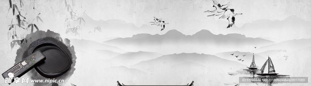 中式海报背景 中国风海报  中