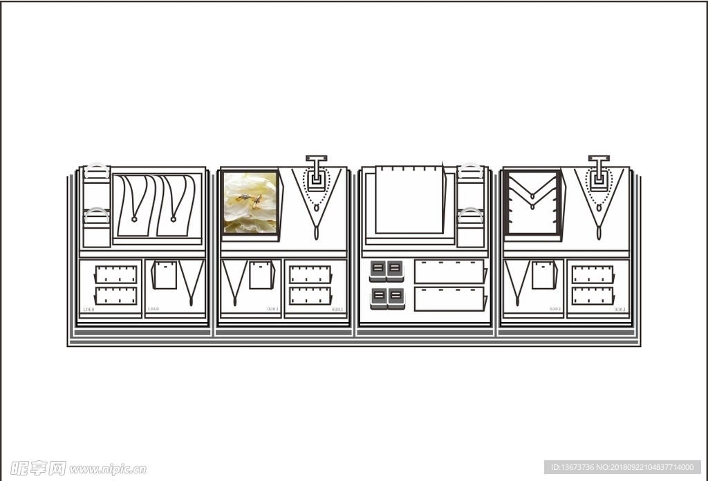 彩金展示 银饰道具 银饰包装