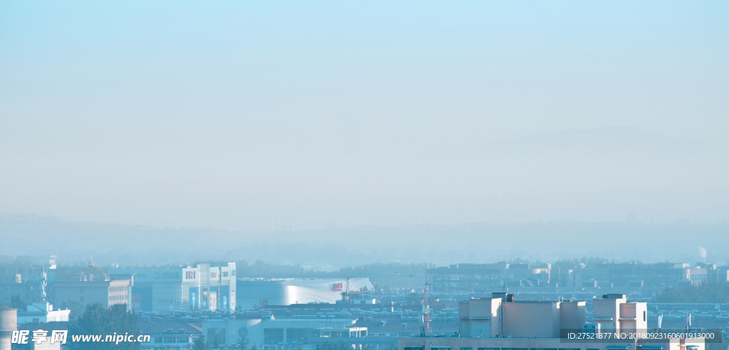 蓝色底纹   万达远景