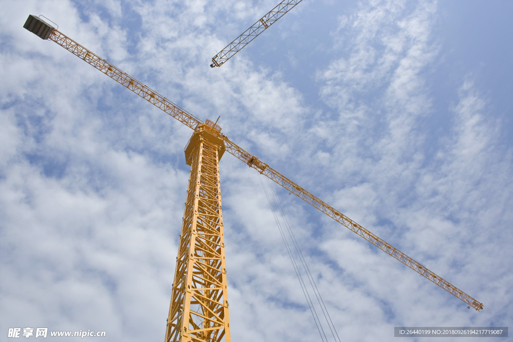 吊车 建筑 工地 照片 工具图