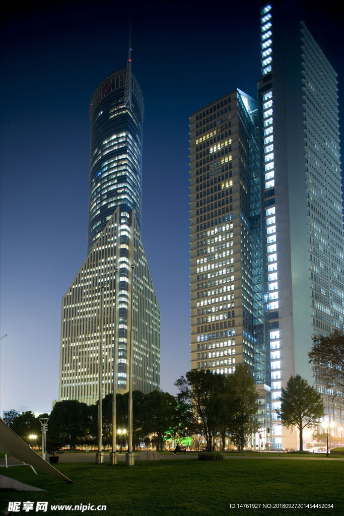 城市 城市夜景 建筑 繁华 中