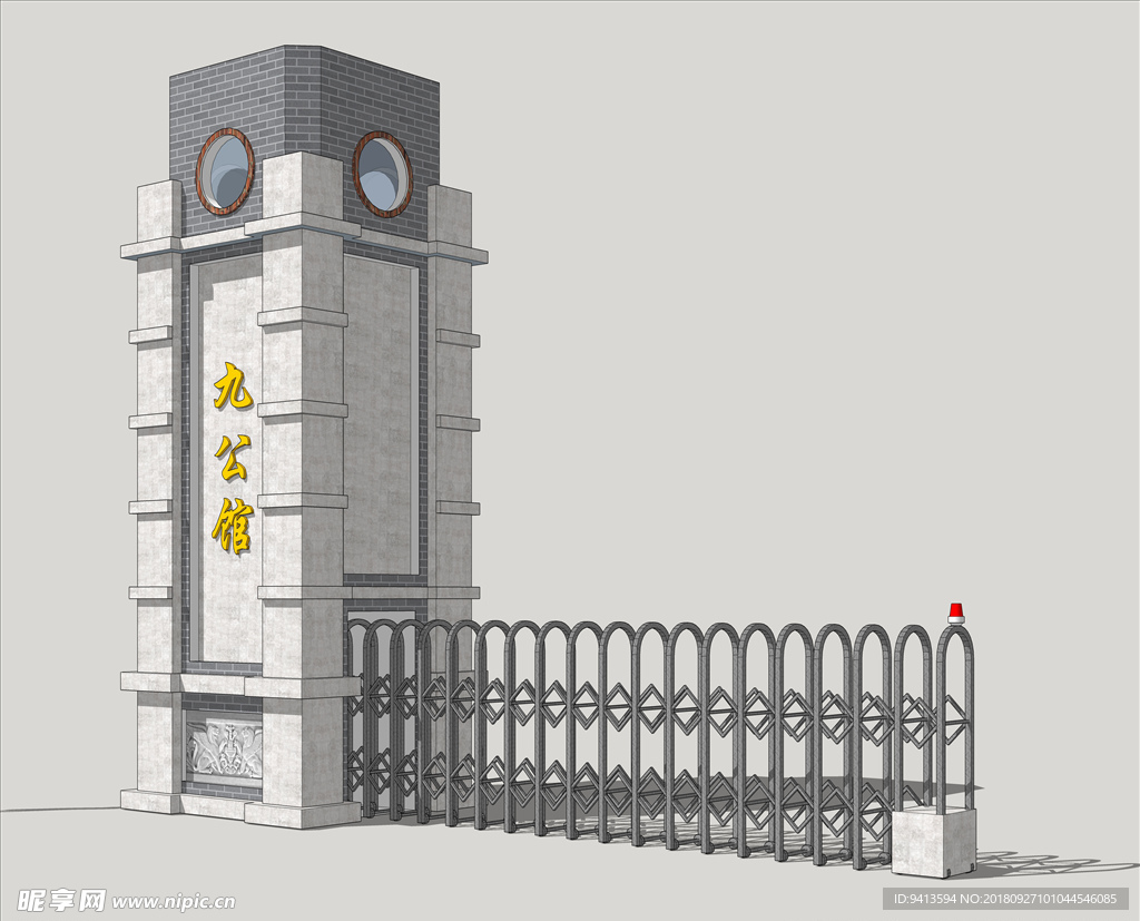民国风格门禁系统