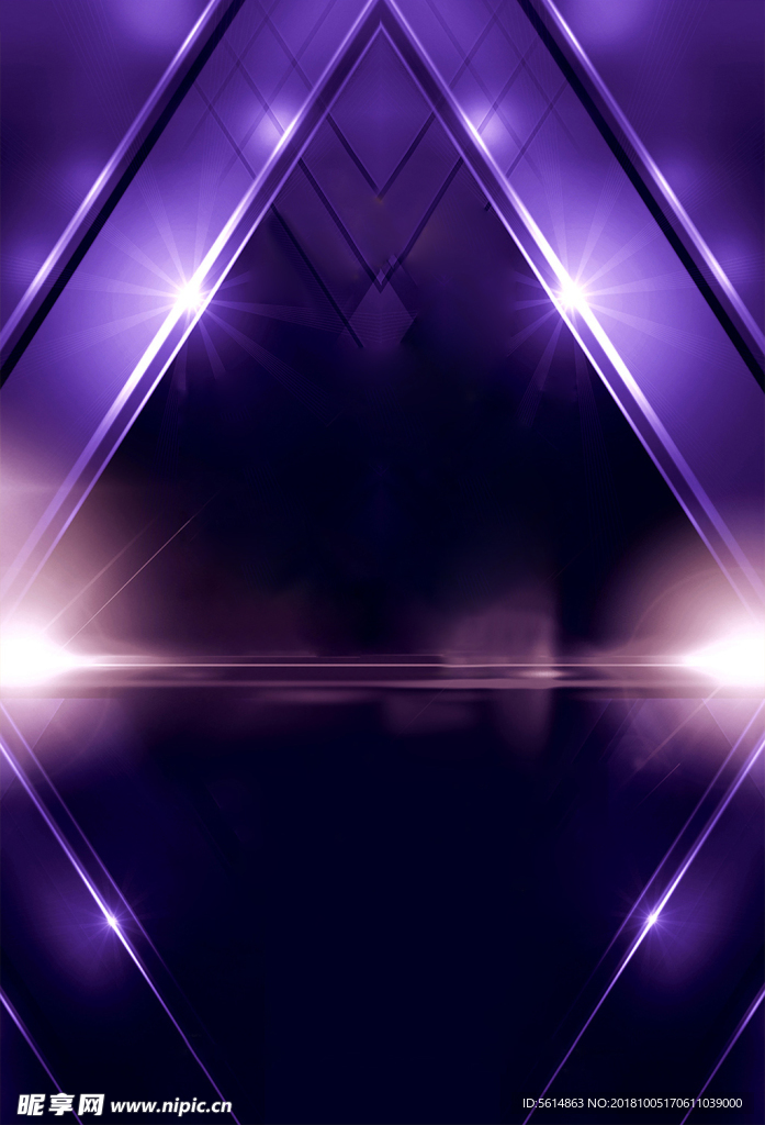 紫色炫彩空间背景