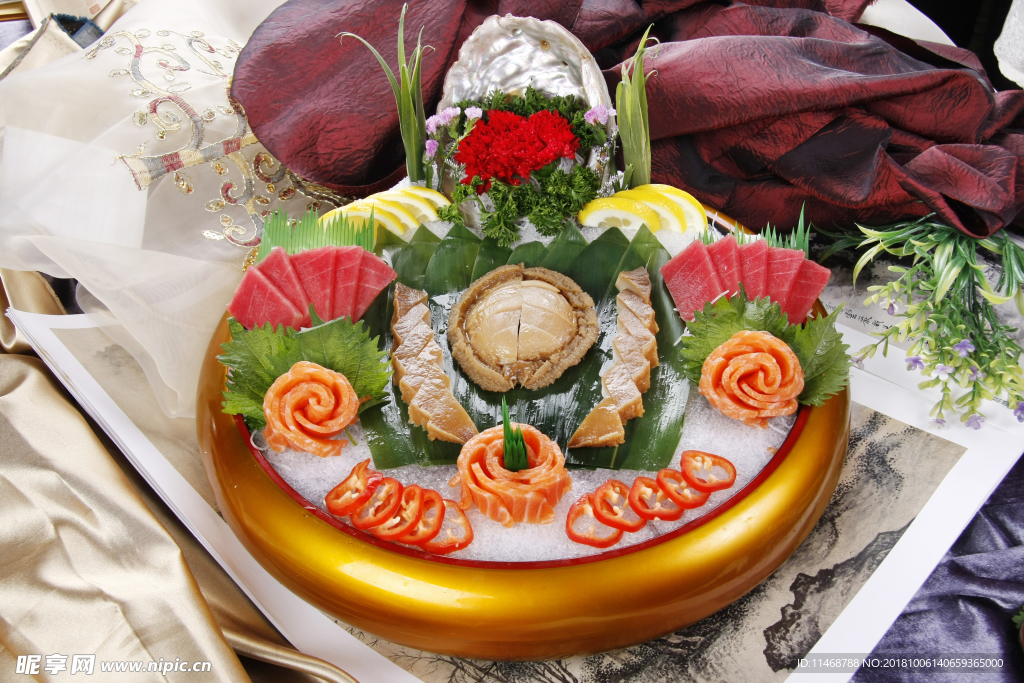 味淋澳鲍刺身全拼