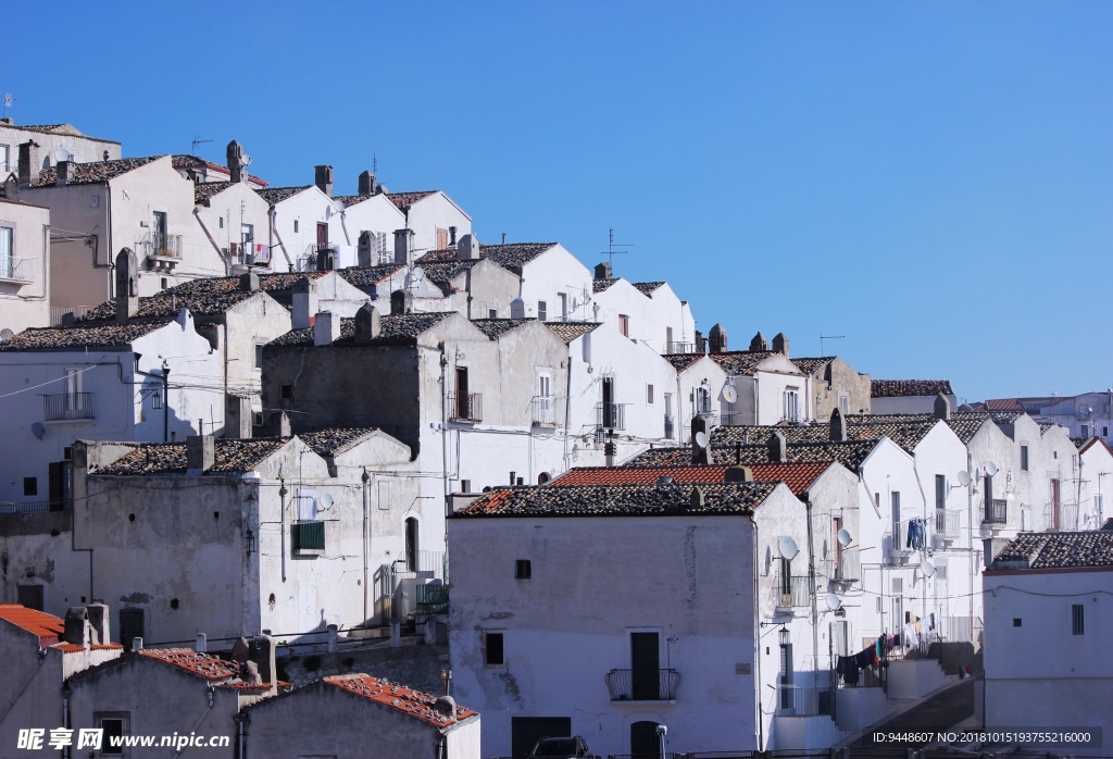 意大利古村落房子图片