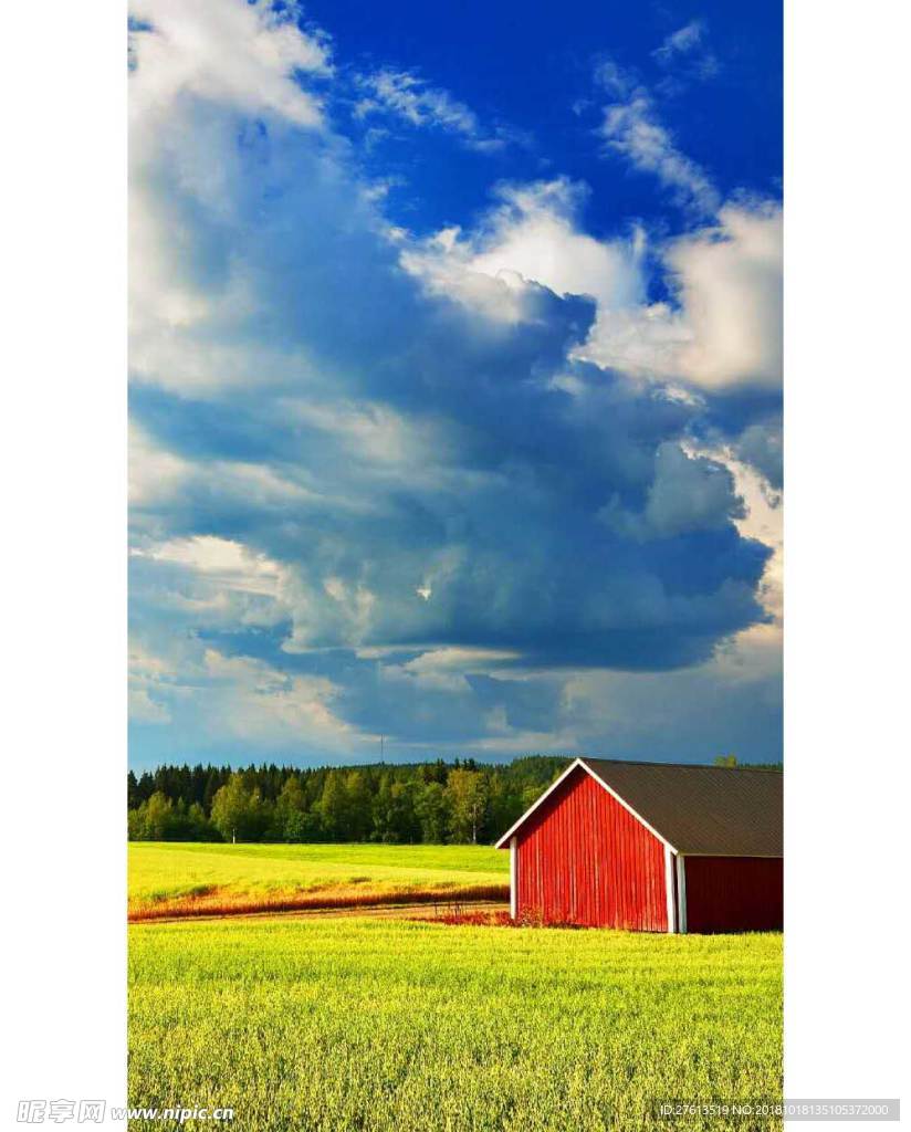 绿野中的小房子