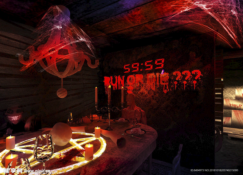 夜店酒吧国外万圣节