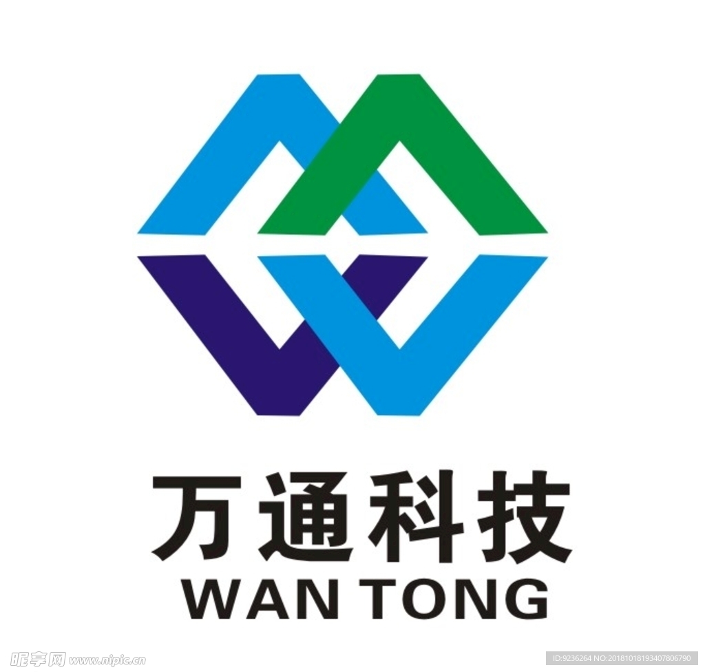 万通科技 Logo 信息Log