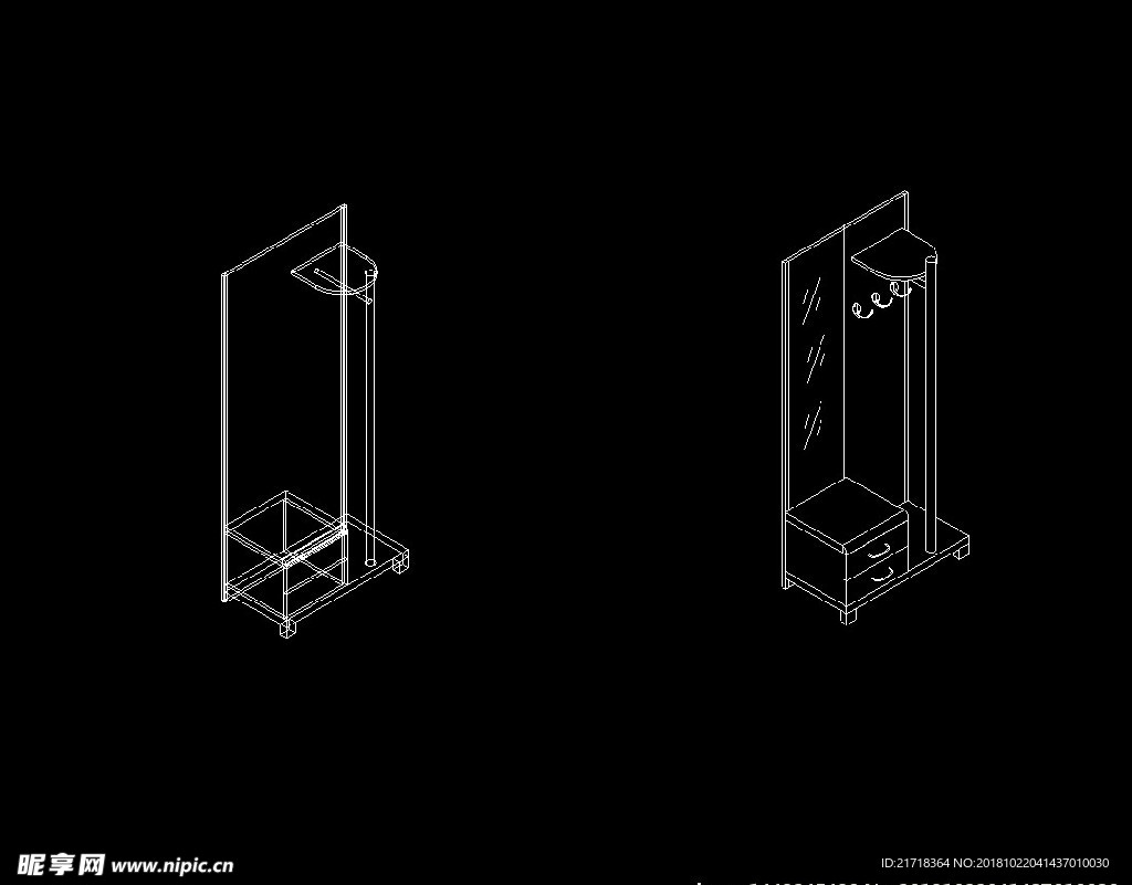 家具设计施工图家装CAD图纸