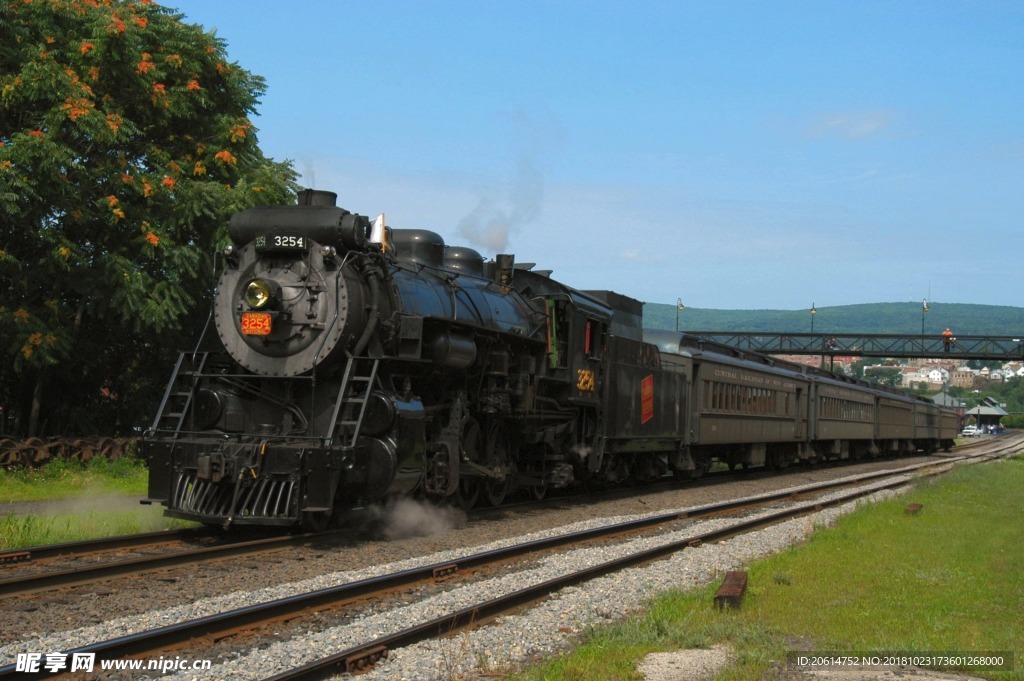 正在行驶的火车