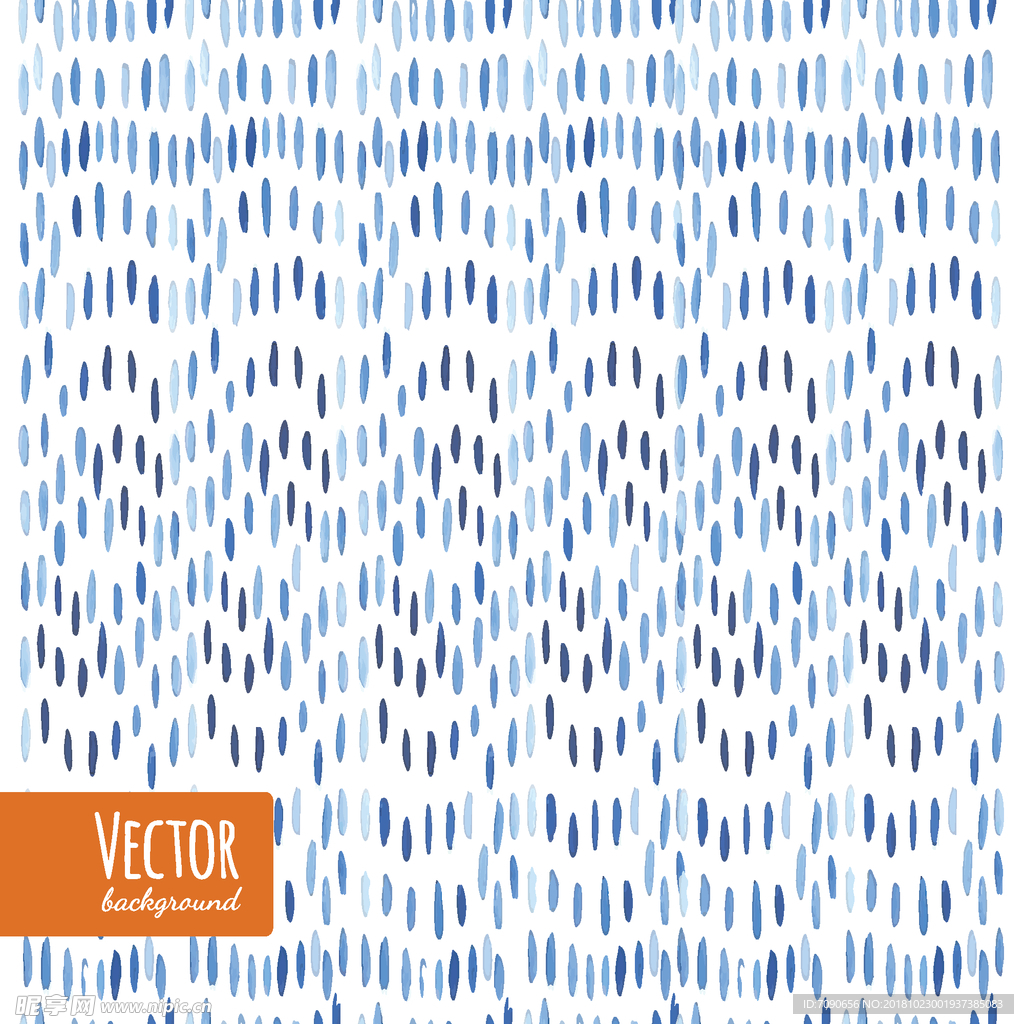 手绘蓝艺术背景18