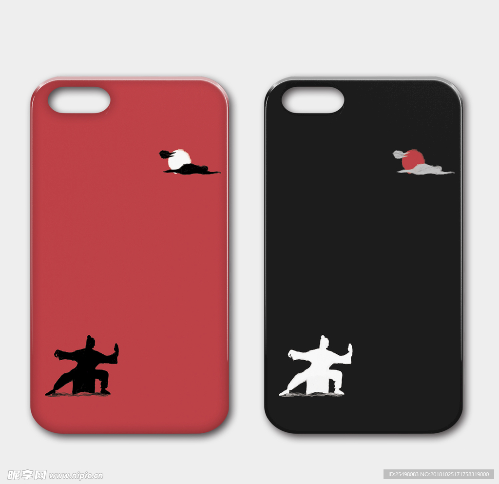 武术功夫手机壳图案