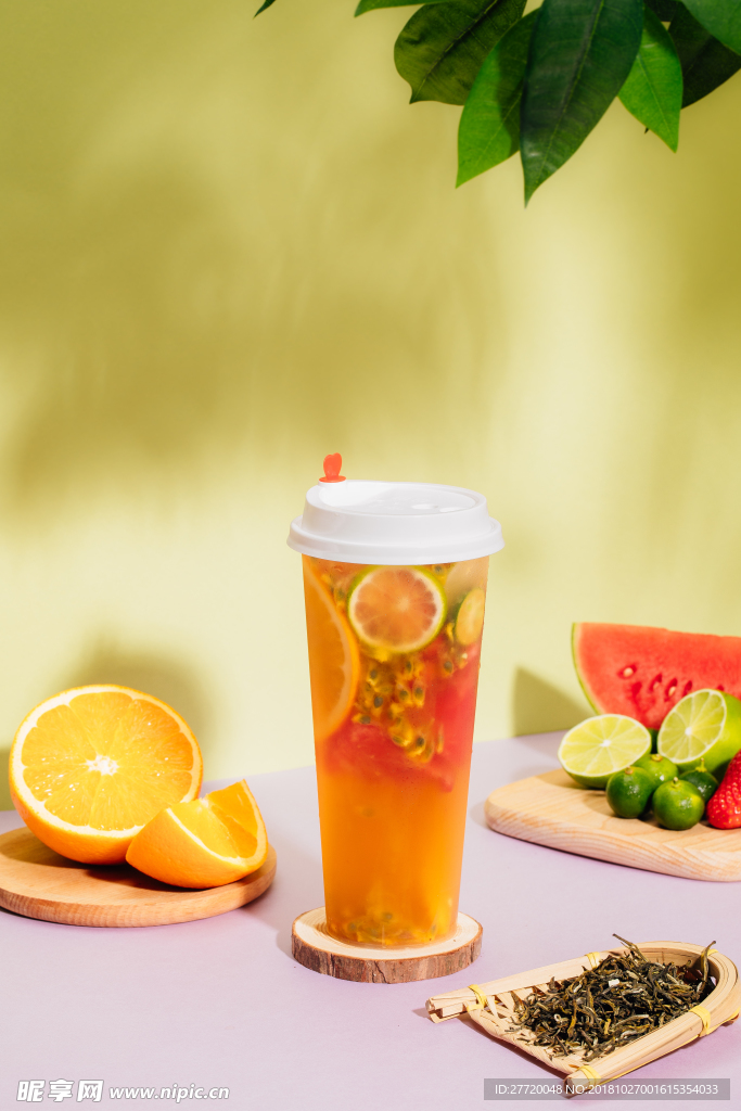 高清摄影图水果茶超级水果茶素材
