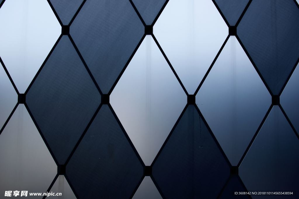 背景底纹  菱形金属 玻璃
