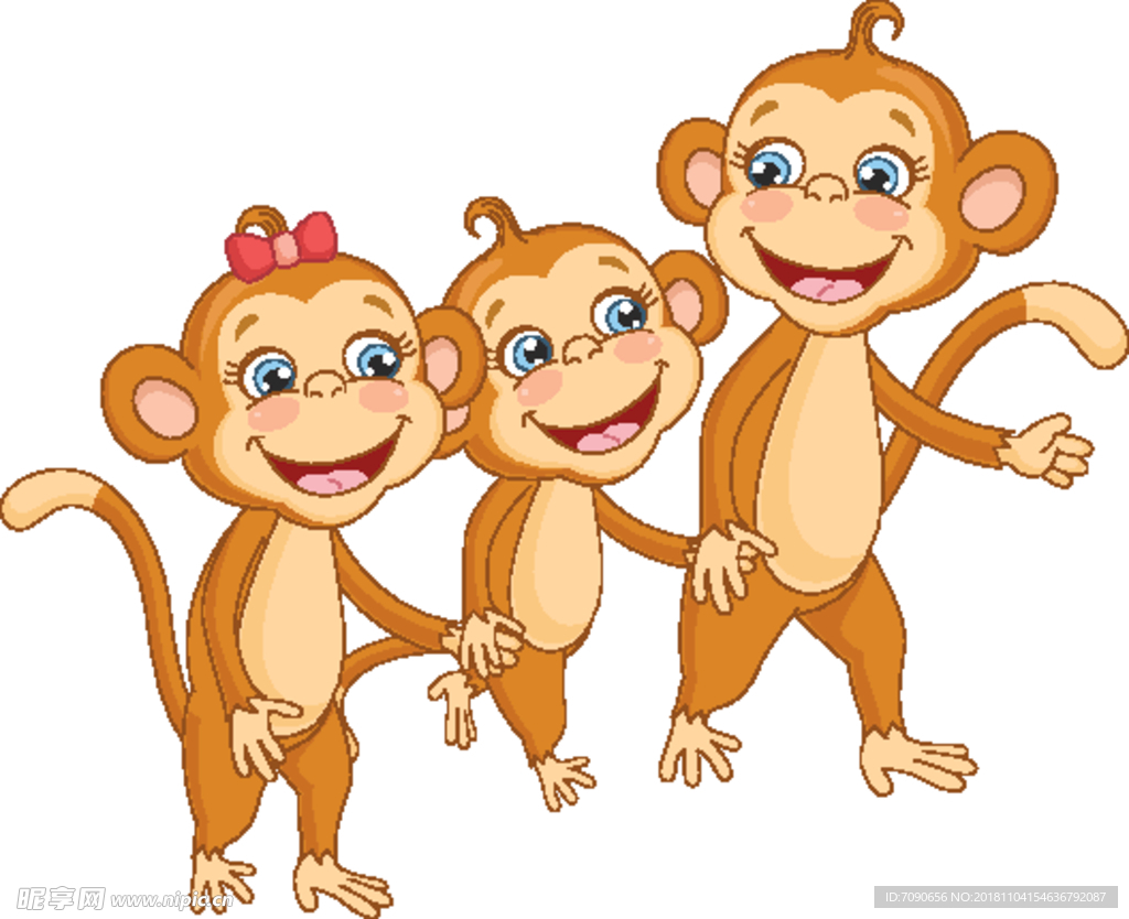 卡通猴子