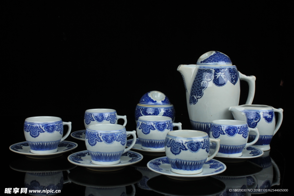 景德镇原十大瓷厂厂瓷 咖啡具