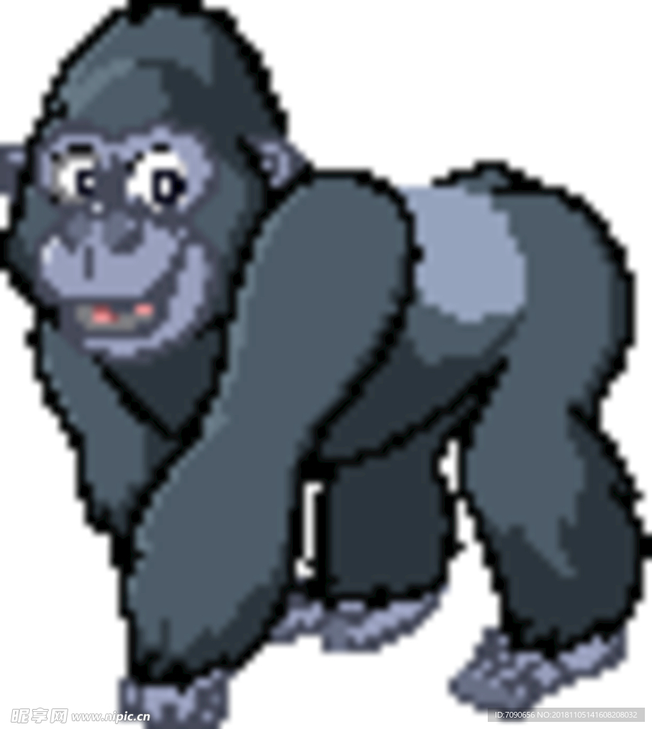 卡通黑猩猩