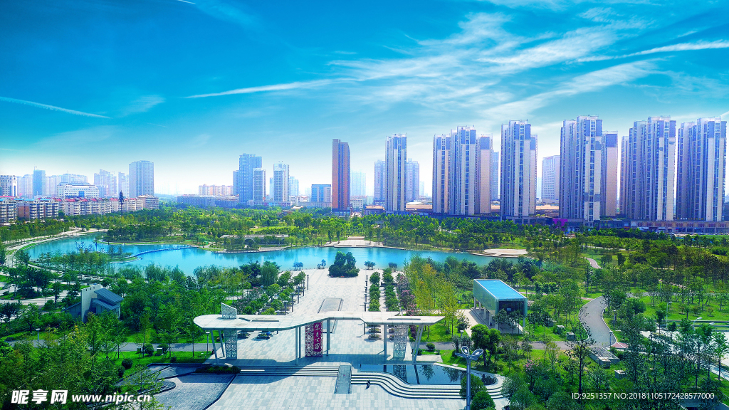 襄阳城市 襄阳风光 建筑 高楼