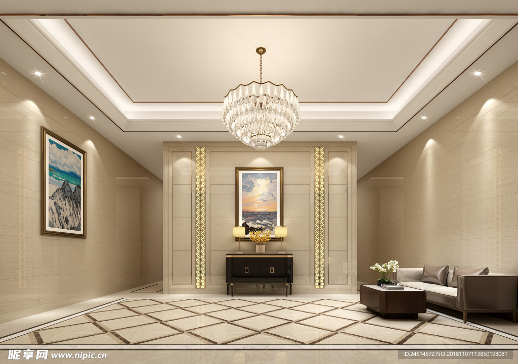 房地产门厅效果图