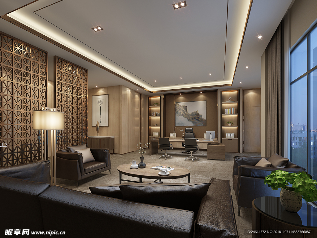 房地产办公室效果图