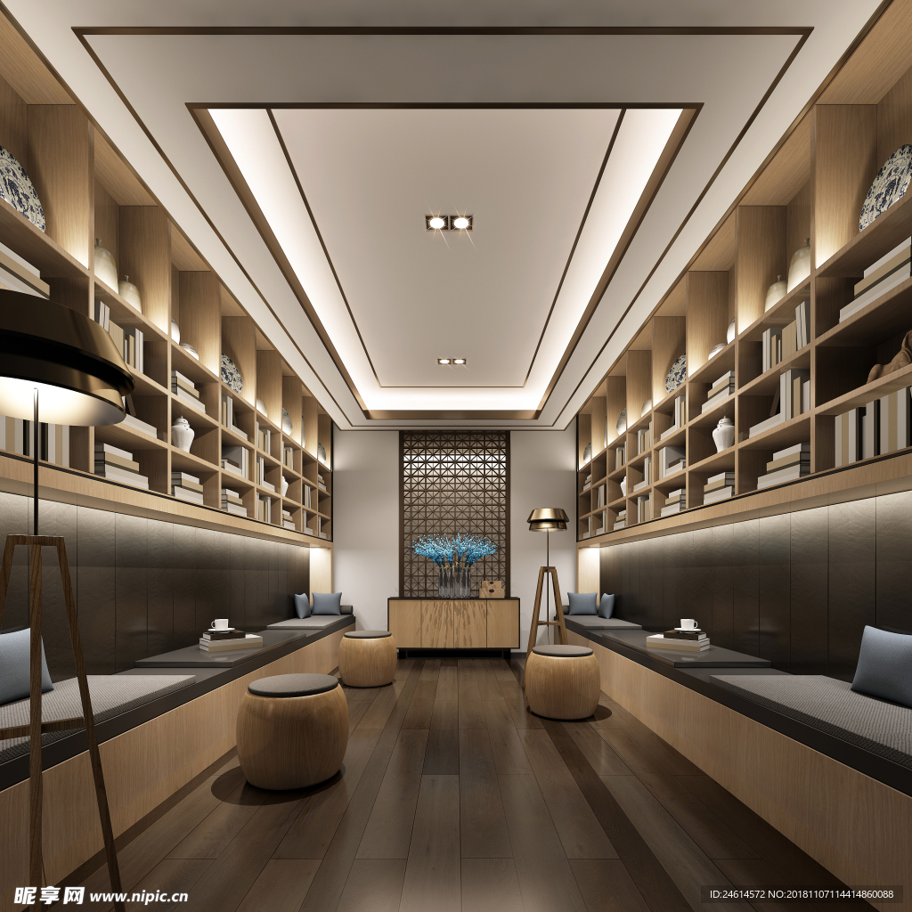 房地产书吧效果图