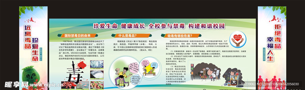 禁毒宣传栏