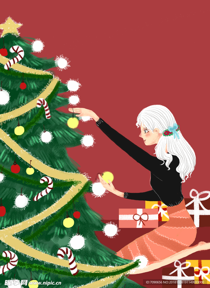 圣诞节插画