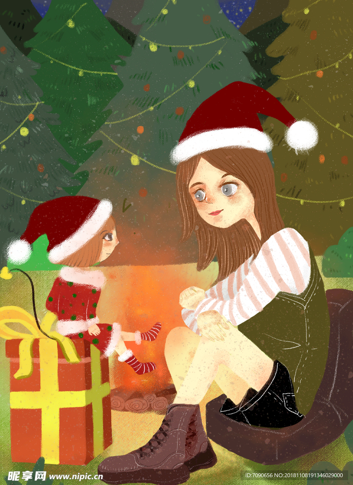 圣诞节插画