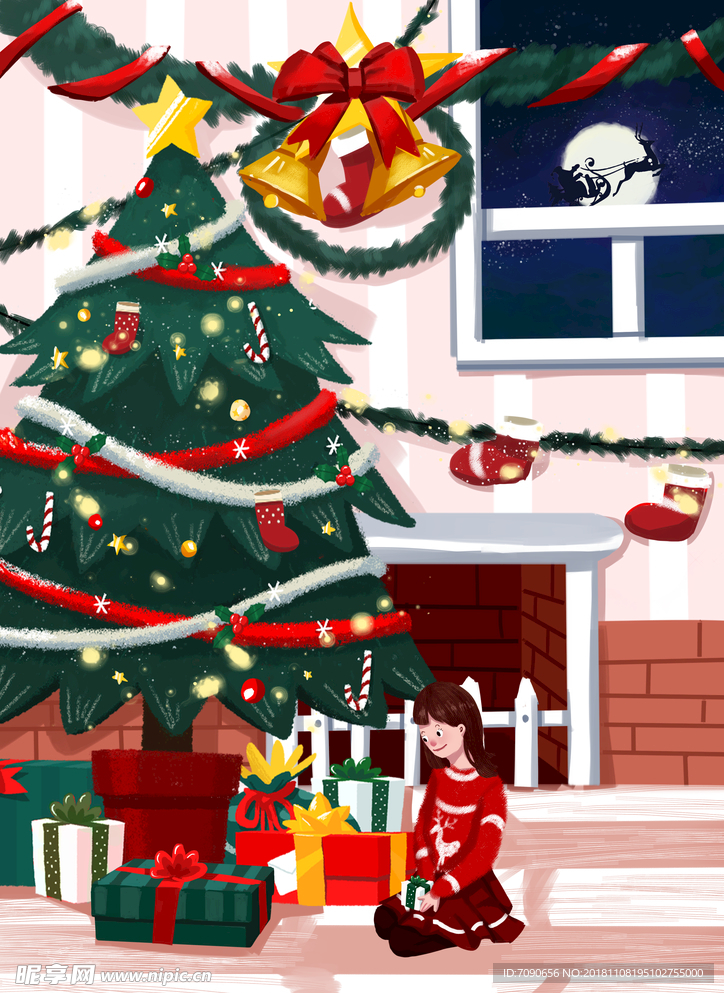 圣诞节插画