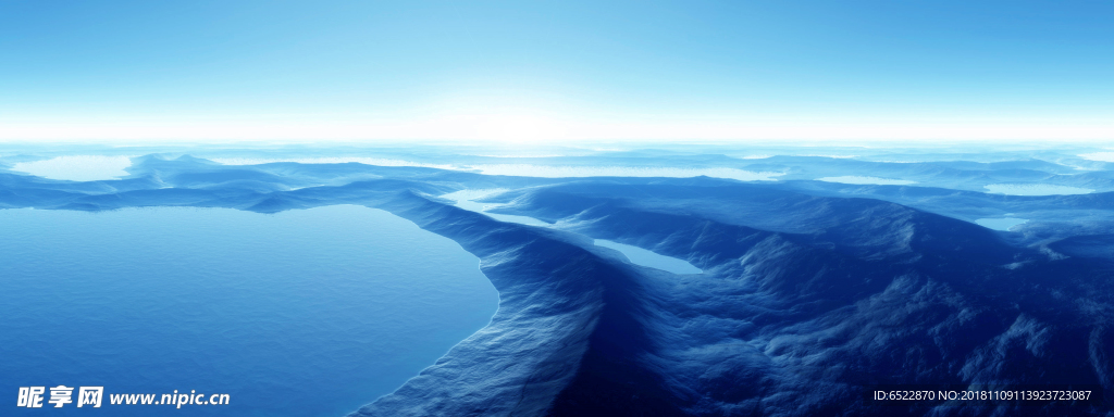 科幻地貌风景 科幻背景