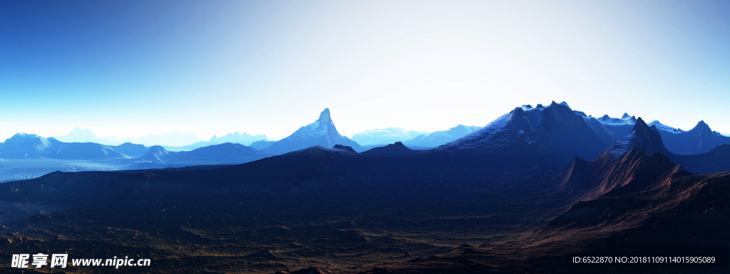 科幻地貌风景 科幻背景