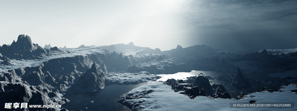 科幻地貌风景 科幻背景