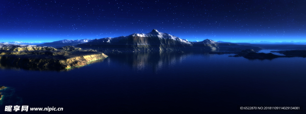 科幻地貌风景 科幻背景