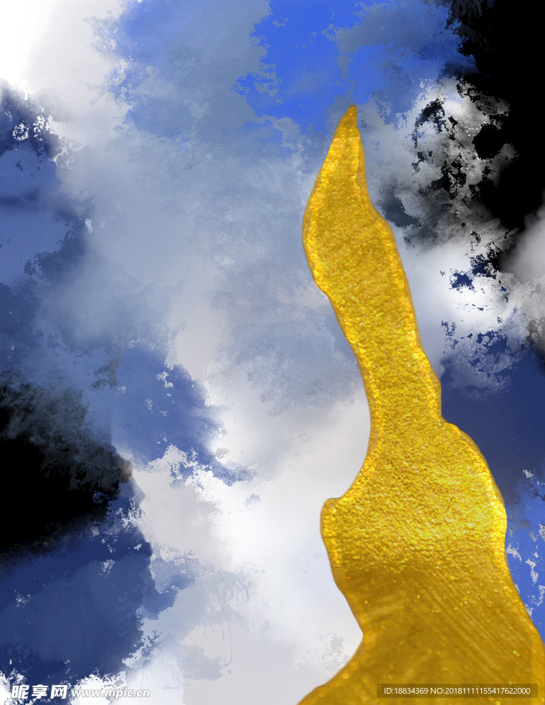 抽象装饰画无框画油画床头画