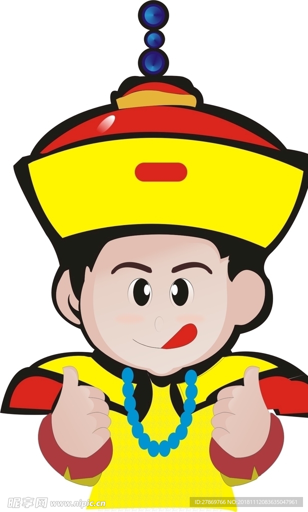 皇帝卡通图食品包装