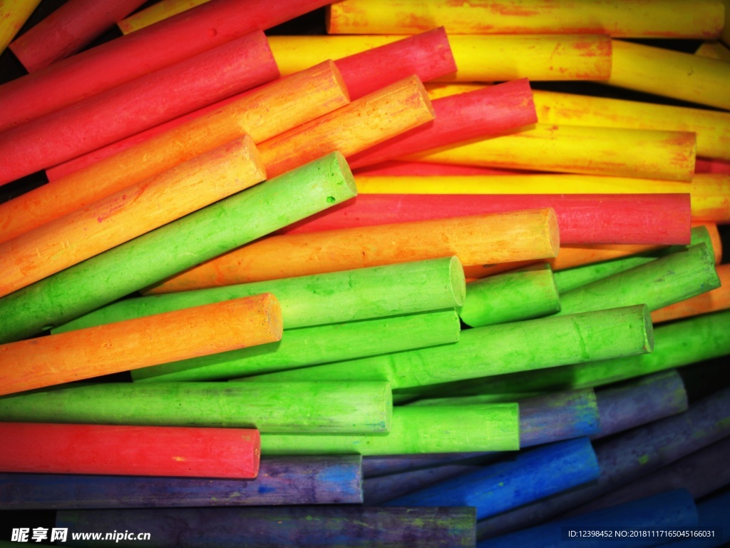 彩色粉笔