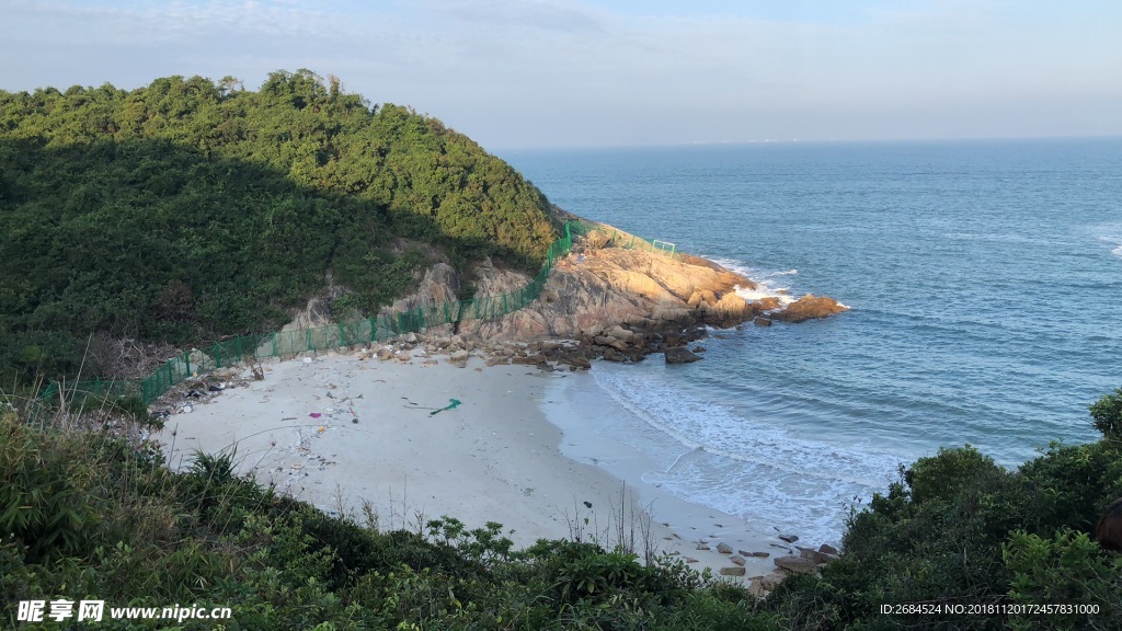 深圳桔钓沙海岸线