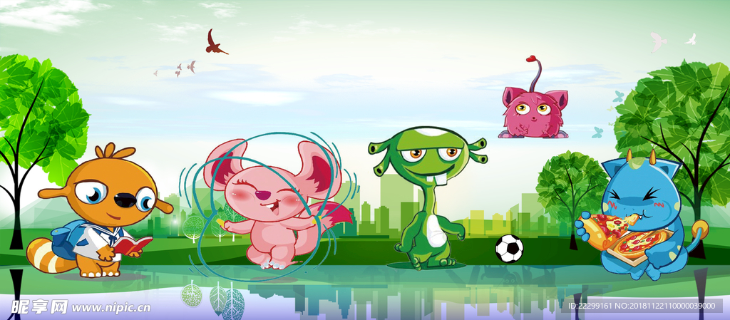 爱乐奇卡通人物贴纸