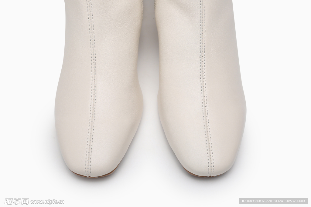 鞋面 皮纹 女鞋 平铺 纯色