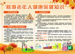 老年人健康展板