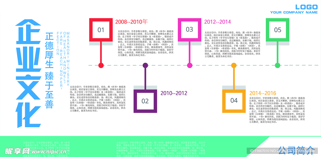 企业文化公司简介模板